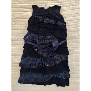 Crewcuts 12 Silk and Cotton Ruffle Tank Dress